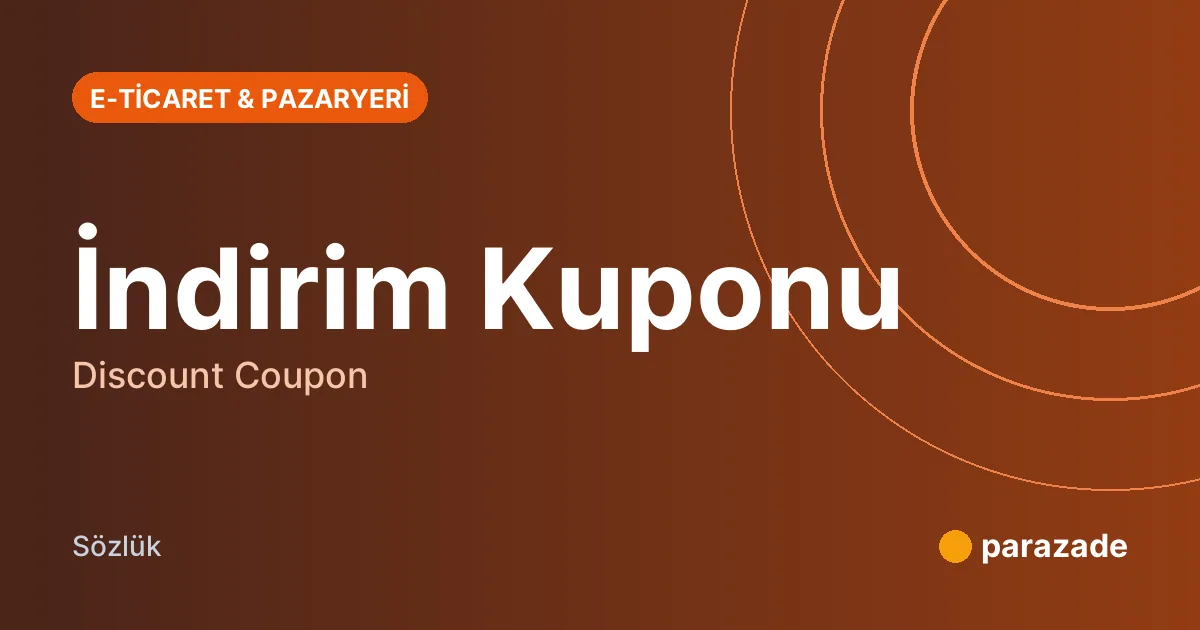 İndirim Kuponu nedir?
