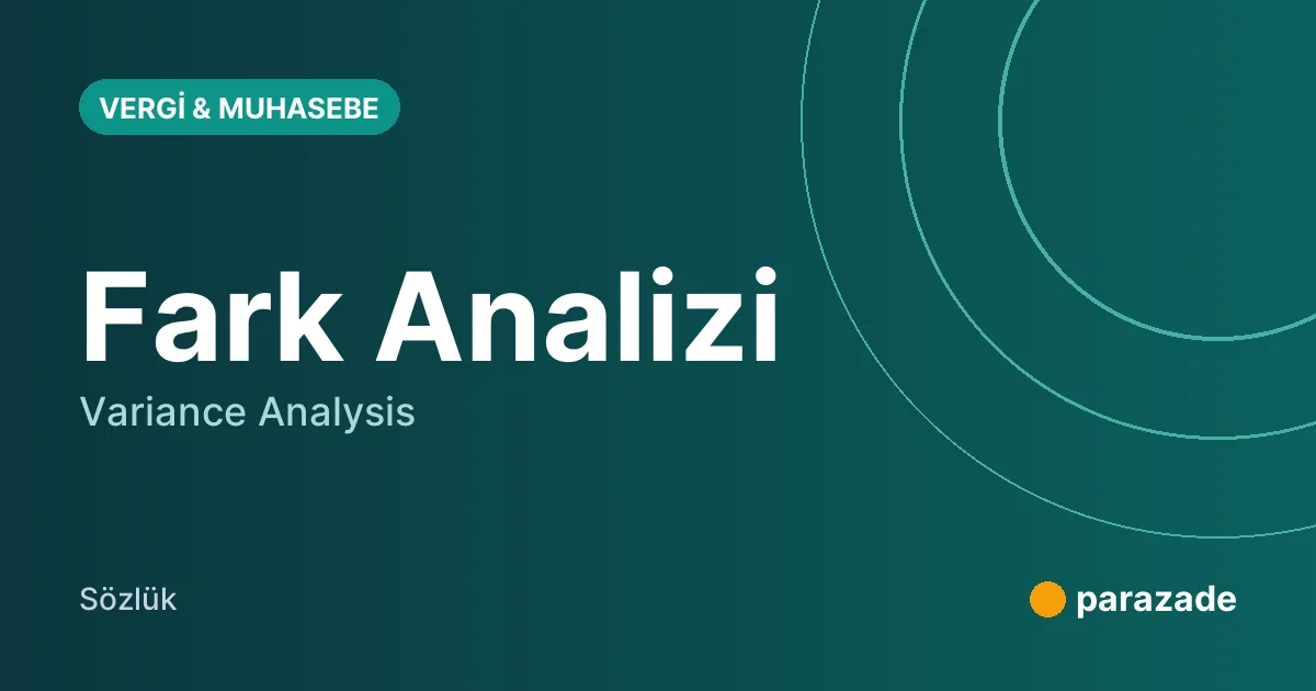 Fark Analizi nedir?
