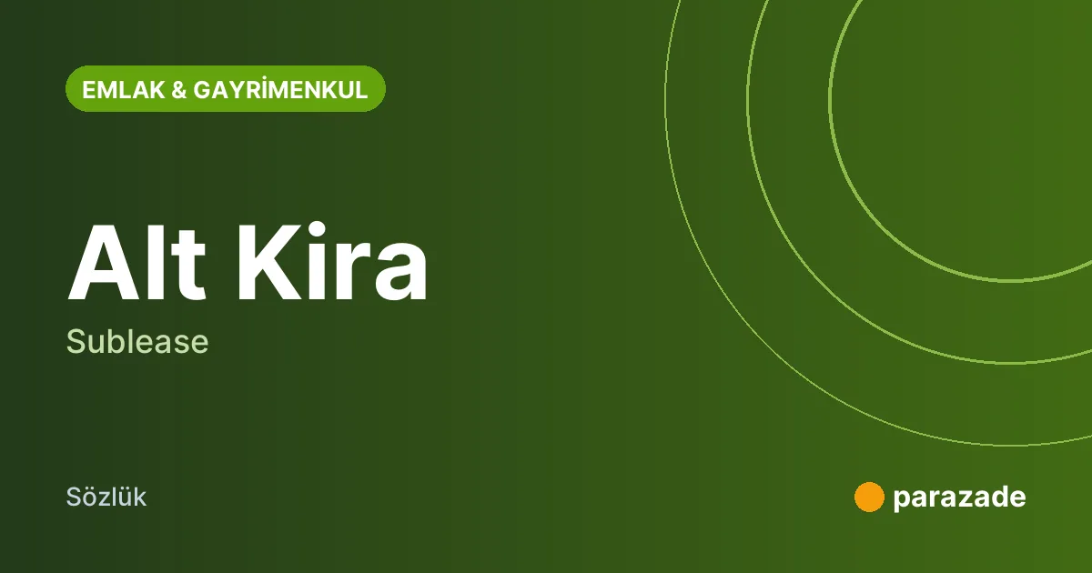 Alt Kira nedir?