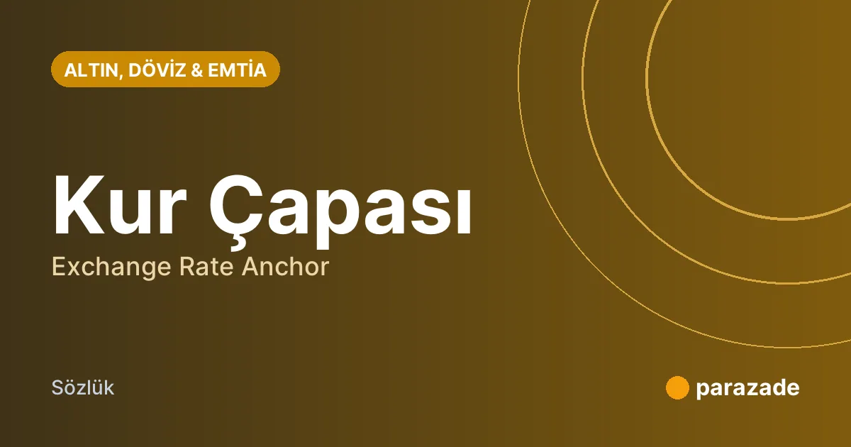 Kur Çapası nedir?