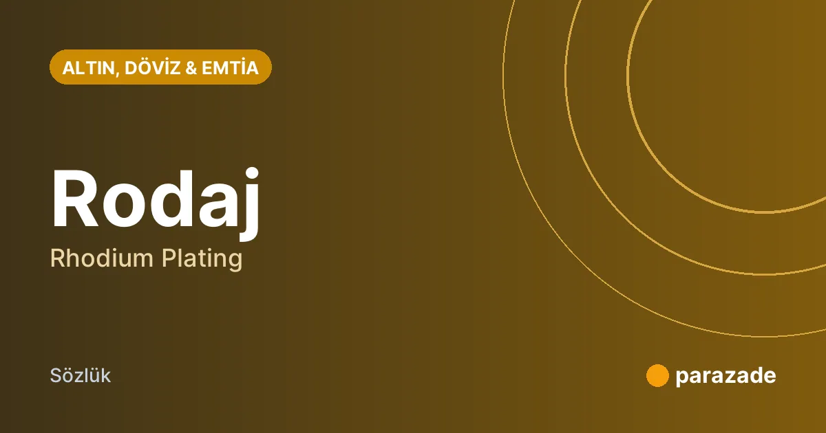Rodaj nedir?