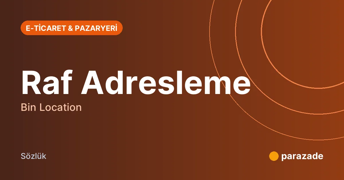 Raf Adresleme nedir?