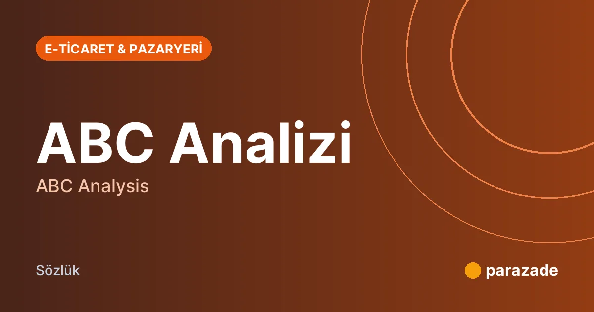 ABC Analizi nedir?