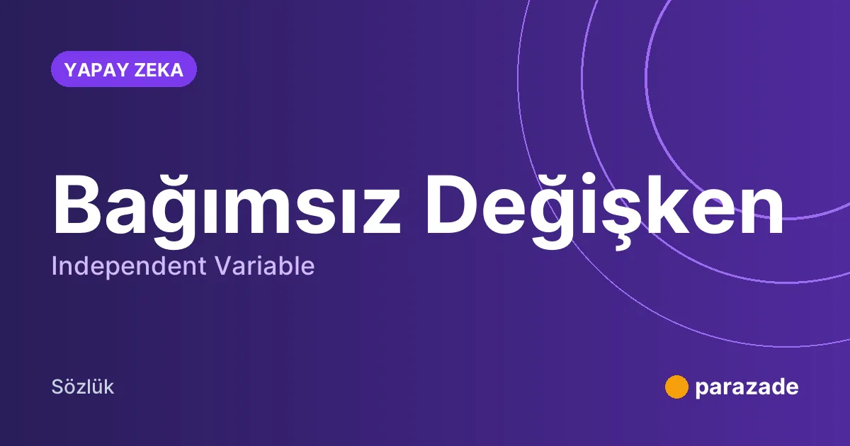 Bağımsız Değişken nedir?