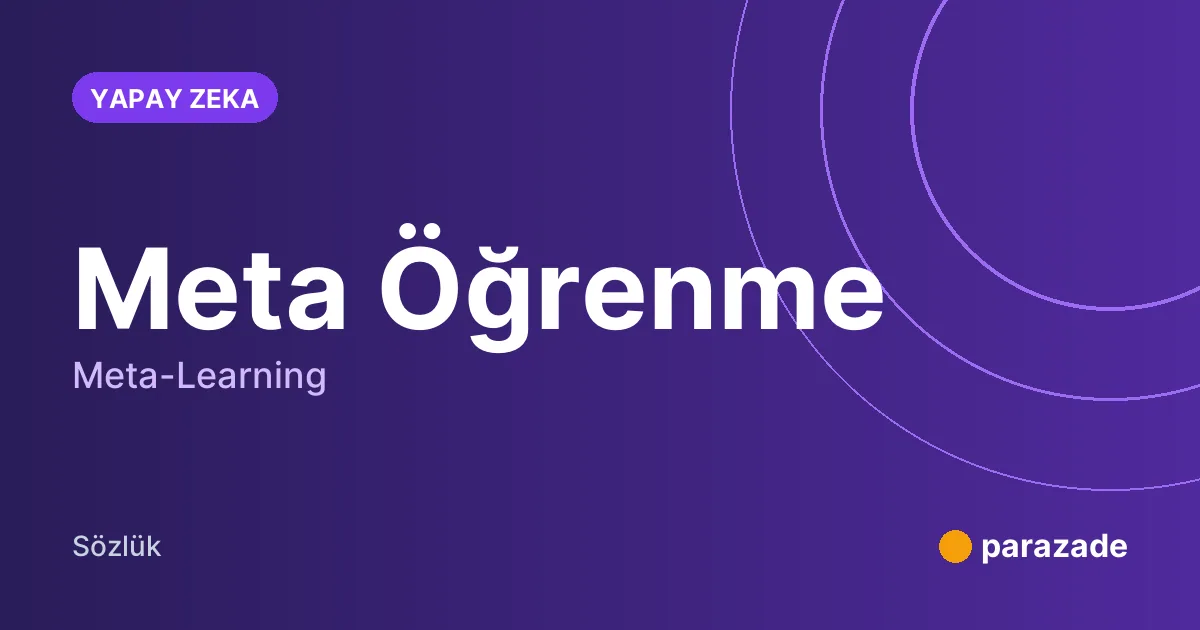 Meta Öğrenme nedir?