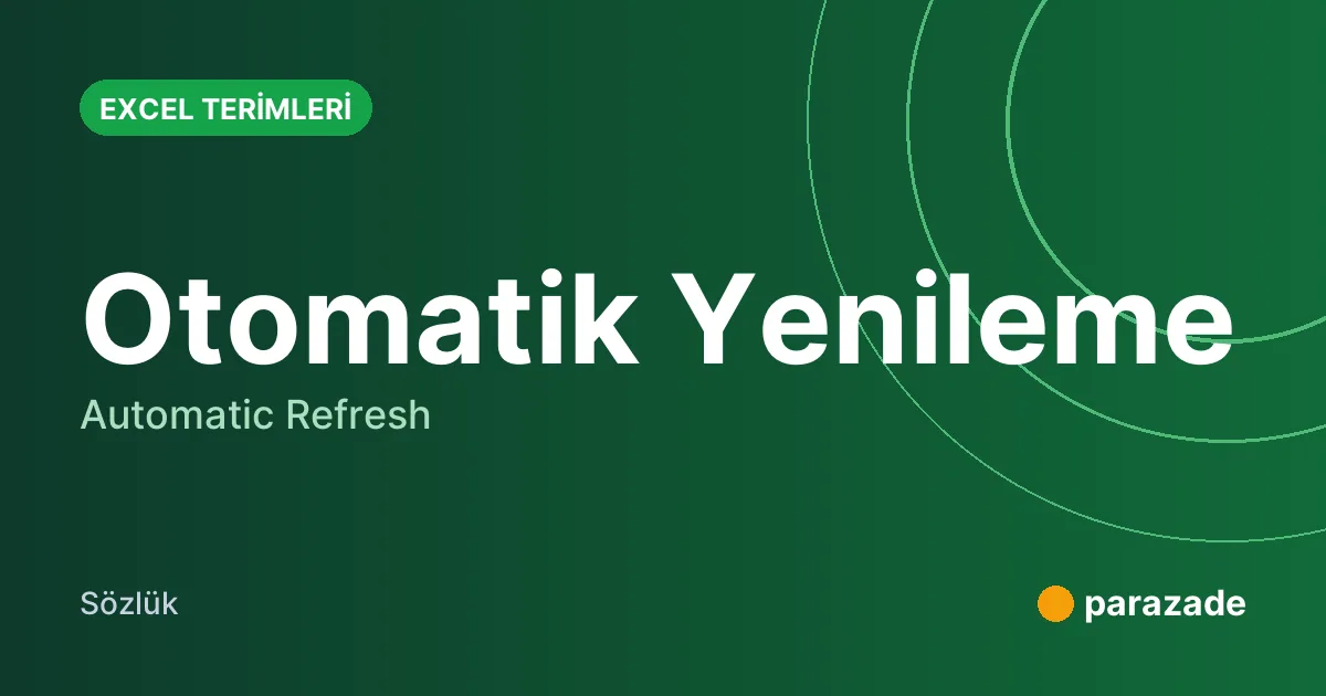 Otomatik Yenileme nedir?