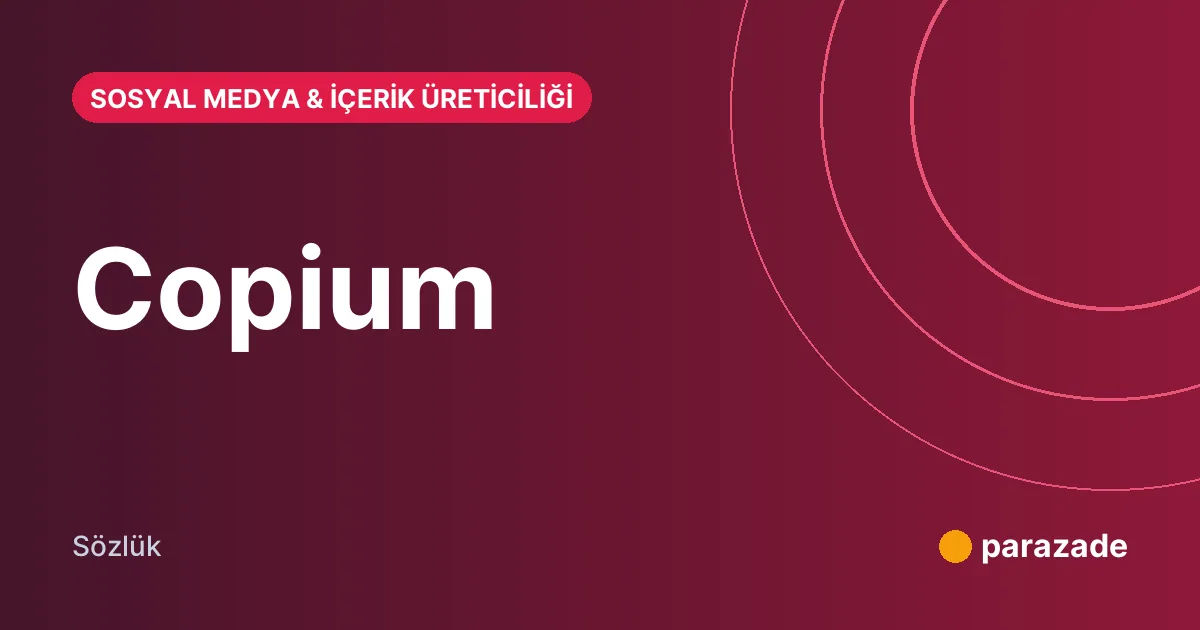 Copium nedir?