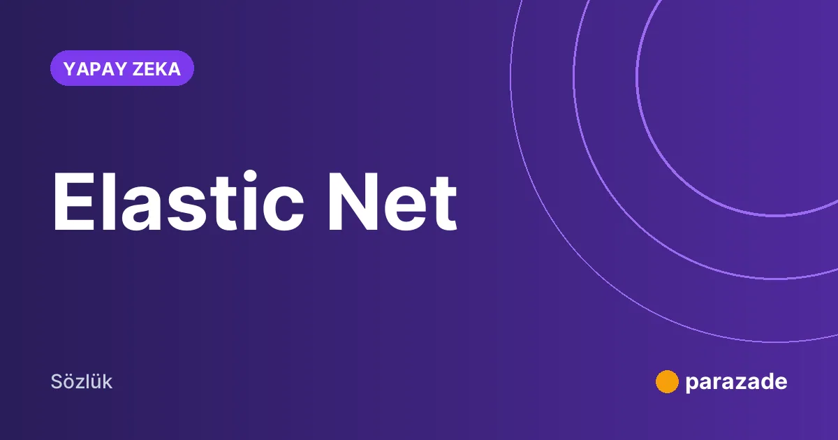 Elastic Net nedir?