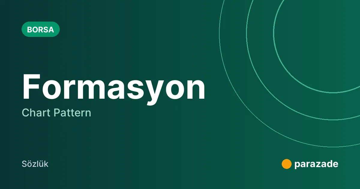Formasyon nedir?