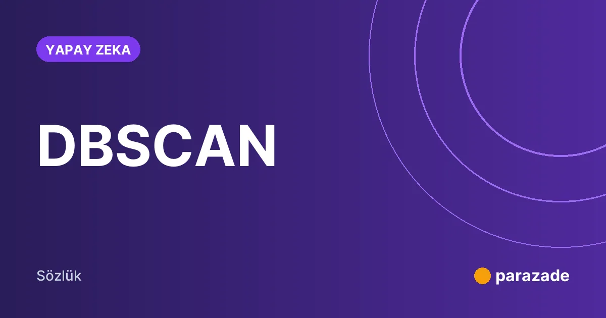 DBSCAN nedir?