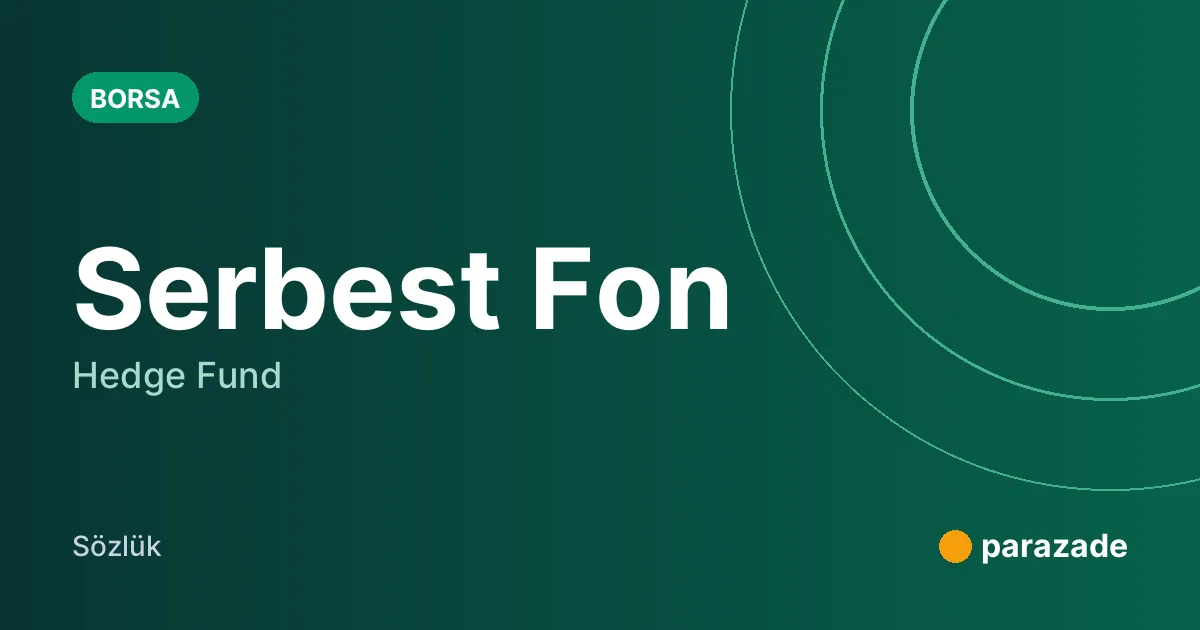 Serbest Fon nedir?
