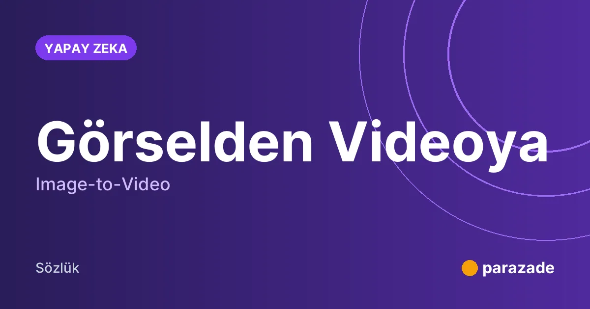 Görselden Videoya nedir?