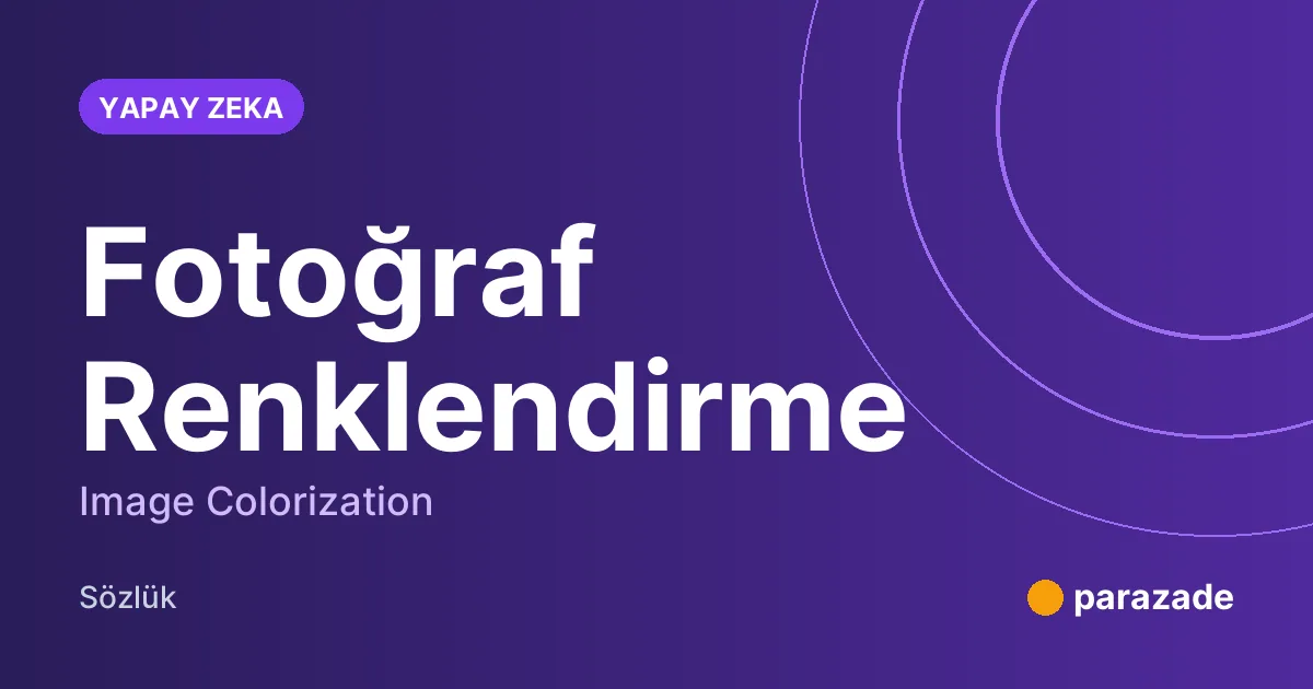 Fotoğraf Renklendirme nedir?