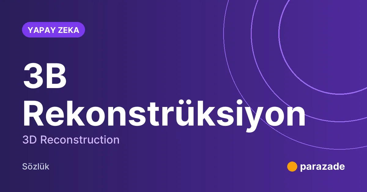 3B Rekonstrüksiyon nedir?