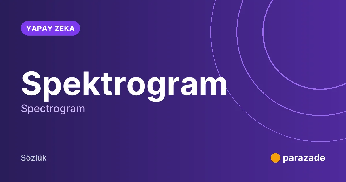 Spektrogram nedir?